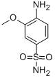 4-氨基-3-甲氧基苯磺酰胺 结构式