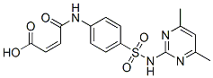 4-[[4-[[(4,6-dimethyl-2-pyrimidinyl)amino]sulphonyl]phenyl]amino]-4-oxoisocrotonic acid 结构式
