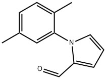 1-(2,5-二甲基苯基)-1H-吡咯-2-甲醛 结构式