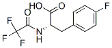 N-Trifluoroacetyl-4-fluorophenylalanine 结构式