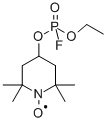 4-(乙氧基氟膦基氧)-TEMPO 结构式