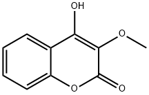 4-羟基-3-甲氧基-2H-苯并吡喃-2-酮 结构式