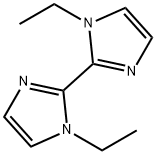 1,1'-二乙基-1H,1'H-[2,2']联咪唑 结构式
