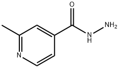 4-Pyridinecarboxylic  acid,  2-methyl-,  hydrazide 结构式