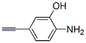 2-氨基-5-乙炔基苯酚 结构式