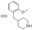 4-(2-METHOXY-BENZYL)-PIPERIDINE HYDROCHLORIDE 结构式