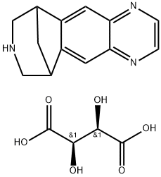 酒石酸伐尼克兰 结构式