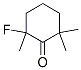 Cyclohexanone, 2-fluoro-2,6,6-trimethyl- (9CI) 结构式