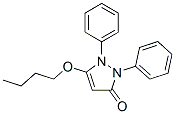 5-butoxy-1,2-diphenyl-pyrazol-3-one 结构式