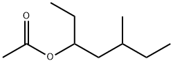 乙酸-1-乙基-3-甲基戊酯 结构式
