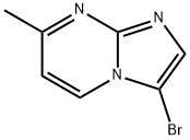 3-溴-7-甲基咪唑并[1,2-A]嘧啶 结构式