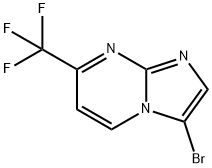 3-溴-7-(三氟甲基)咪唑并[1,2-a]嘧啶 结构式