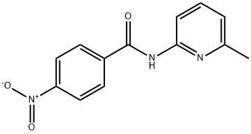 2-Picoline, 6-(p-nitrobenzamido)- 结构式