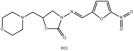 盐酸呋喃它酮 结构式