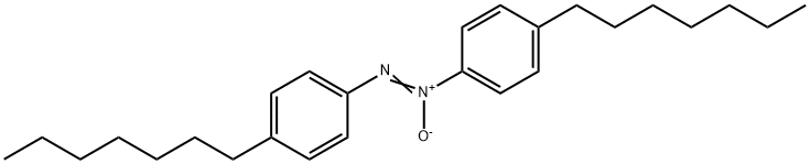 4,4′-二庚基氧化偶氮苯 结构式