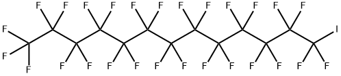 1,1,1,2,2,3,3,4,4,5,5,6,6,7,7,8,8,9,9,10,10,11,11,12,12,13,13-Heptacosafluoro-13-iodotridecane 结构式