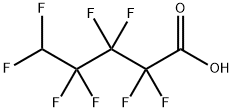 2,2,3,3,3,4,4,5,5-八氟戊酸 结构式