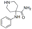 4-anilinopiperidine-4-carboxamide 结构式