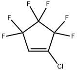 1-氯-3,3,4,4,5,5-六氟环戊烯 结构式