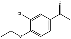 1-(3-氯-4-乙氧苯基)乙酮 结构式