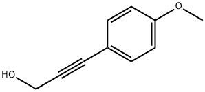 3-(4-甲氧基苯基)-2-丙炔-1-醇 结构式
