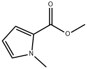 1-甲基吡咯-2-羧酸甲酯 结构式