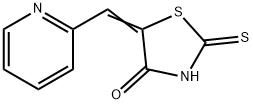 5-(2-Pyridylmethylene)-2-thioxo-2,3-dihydrothiazole-4(5H)-one 结构式