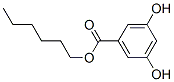 3,5-Dihydroxybenzoic acid hexyl ester 结构式