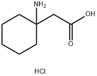 2-(1-氨基环己基)乙酸盐酸盐 结构式