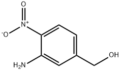 (3-氨基-4-硝基 - 苯基)甲醇 结构式