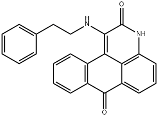 1-[(2-Phenylethyl)amino]-3H-naphtho[1,2,3-de]quinoline-2,7-dione 结构式
