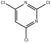 2,4,6-三氯嘧啶 结构式