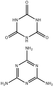 氰尿酸三聚氰胺 结构式