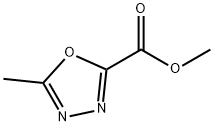 5-甲基-1,3,4-噁二唑-2-羧酸甲酯 结构式