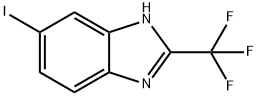 1H-BENZIMIDAZOLE, 5-IODO-2-(TRIFLUOROMETHYL)- 结构式