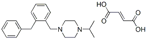 1-[(2-benzylphenyl)methyl]-4-propan-2-yl-piperazine, but-2-enedioic ac id 结构式