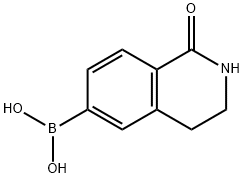 (1-氧代-1,2,3,4-四氢异喹啉-6-基)硼酸 结构式
