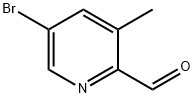 3-甲基-5-溴吡啶-2-醛 结构式