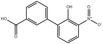 2-羟基-3'-硝基-联苯-3-甲酸 结构式