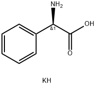 monopotassium (R)-aminophenylacetate 结构式