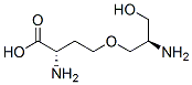 O-[(R)-2-Amino-3-hydroxypropyl]-L-homoserine 结构式