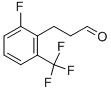 3-(2-FLUORO-6-TRIFLUOROMETHYL-PHENYL)-PROPIONALDEHYDE 结构式