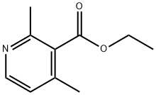 乙基2,4-二甲基吡啶-3-羧化物 结构式