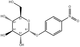 4-硝基苯-Α-D-葡吡喃糖苷 结构式