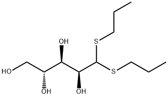 D-Arabinose dipropyl dithioacetal 结构式