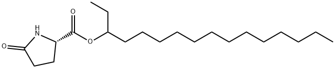 1-ethyltetradecyl 5-oxo-L-prolinate 结构式