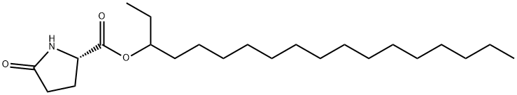 1-ethylhexadecyl 5-oxo-L-prolinate 结构式