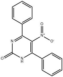 5-Nitro-4,6-diphenylpyrimidin-2(1H)-one 结构式