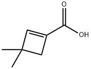 1-Cyclobutene-1-carboxylic acid, 3,3-dimethyl- (7CI,9CI) 结构式