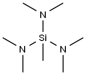 三(二甲氨基)甲基硅烷 结构式